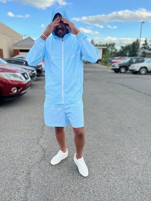 The Stylish Advantage of Wearing a Men's Windbreaker Jacket and Shorts Set - JaneAustins