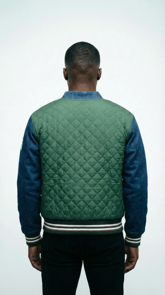 2.0 Green Bomber Jacket - JaneAustins