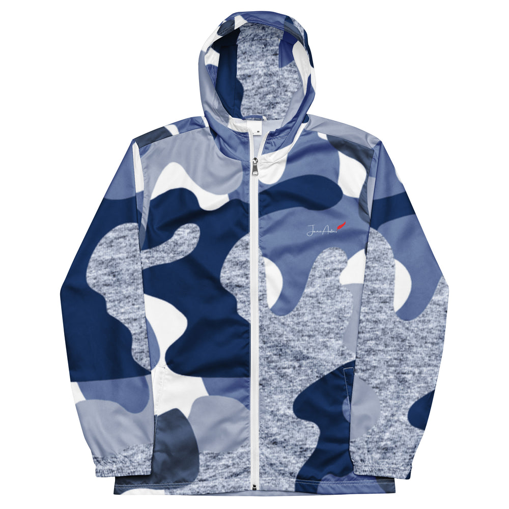Blue Camo Windbreaker