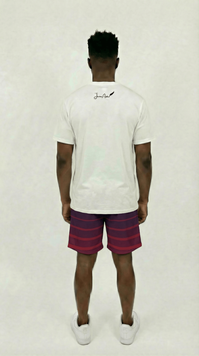 Cairo Stripe Windbreaker Shorts - JaneAustins