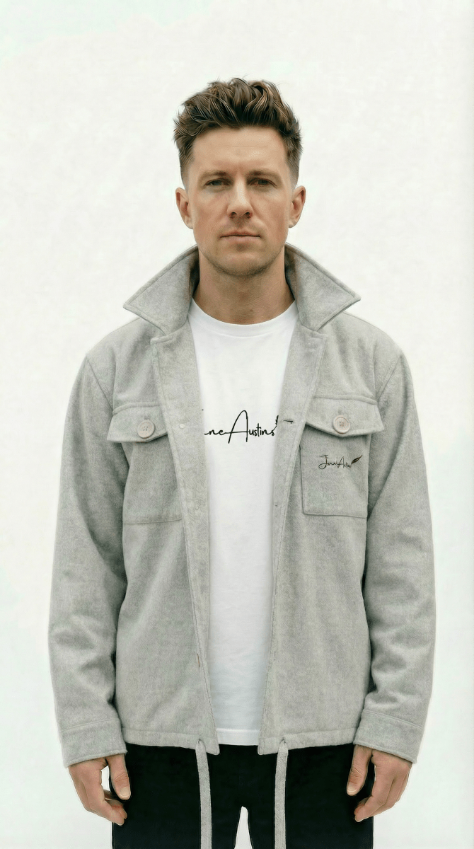 Korean Wool Coach Jacket - JaneAustins