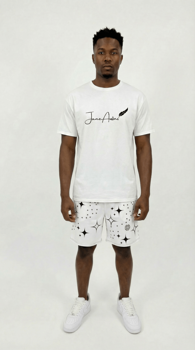 Stars Windbreaker Shorts - JaneAustins