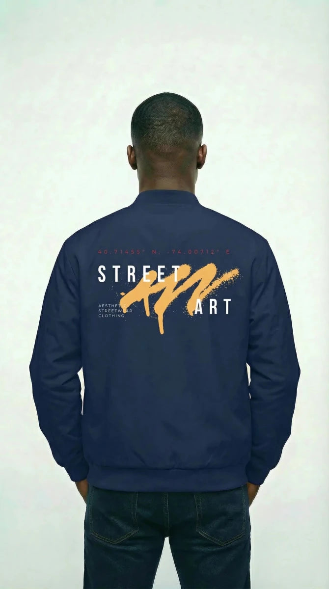 Street Art Zip Up Sweater - JaneAustins