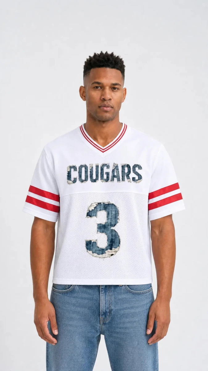 The Gridiron Mesh Boxy Jersey - JaneAustins